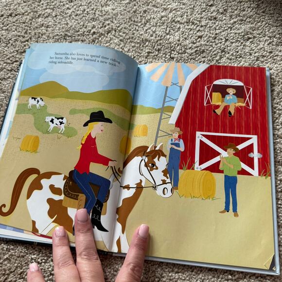 Barbie Hardback Children's Book Rodeo Cowgirl! #2 by Alison Inches On the Farm - Picture 10 of 13